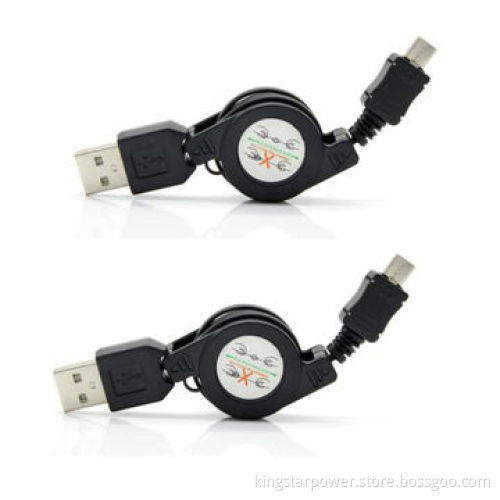 Retractable Micro USB Data Cable